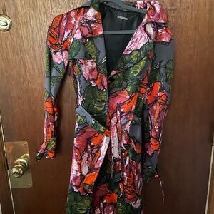 Trina Turk floral coat